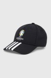 adidas Performance sapca Euro 2024 culoarea negru, cu imprimeu, IT3313