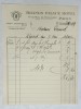 4.CHITANTA ELIBERATA FAMILIEI DOCTORULUI CONSTANTIN DANIEL DE HOTELUL &#039; TRIANON PALACE &#039; DIN PARIS , 1932