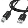 Cablu Imprimanta WZK WKDDY3S, USB-A - USB-B, 2m, Negru, Universal