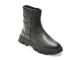 Ghete GEOX negre, D46UAF, din piele naturala