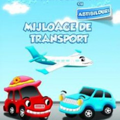 Carte de colorat cu abtibilduri - Mijloace de transport