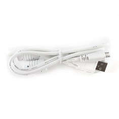 Cablu Date si Incarcare USB la MicroUSB OEM Universal, 0.7m, Alb