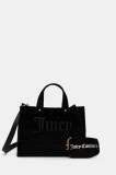 Juicy Couture poșetă Iris Velvet culoarea negru, BIJIR8941WC9
