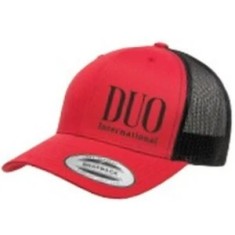 Sapca Duo Flexfit Mesh Cap, Red Black foto