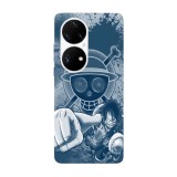 Husa compatibila cu Huawei Nova 9 model Straw Hat Luffy One piece, Silicon, TPU, Viceversa, Transparent, Carcasa