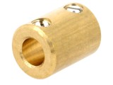Adapter alamă 6mm arămie