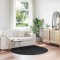 vidaXL Covor Shaggy Antiderapant Gri &icirc;nchis 160 x 160 cm PP 4019775