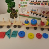 Abilitati STEM - Tren modular figuri geometrice