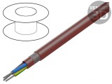 Cablu Silicon 3G0.75mm&sup2; Maro-Roșu