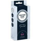 Prezervative - Mister Size Prezervative de Marimea Perfecta Latime 64 mm pentru Placere si Siguranta 10 bucati, My Size