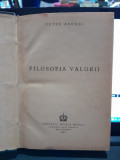 FILOSOFIA VALORII - PETRE ANDREI