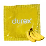 Prezervativ Durex cu aroma de fructe, banana, capsuni sau portocala,1 Buc
