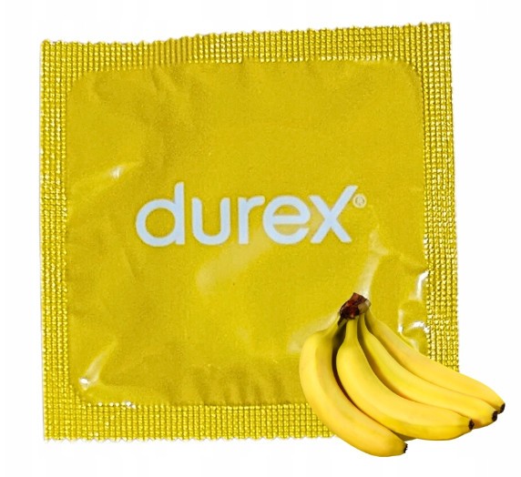 Prezervativ Durex cu aroma de fructe, banana, capsuni sau portocala,1 Buc