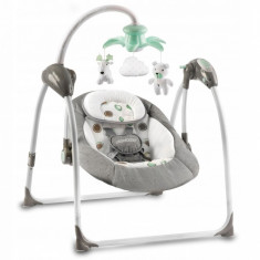 Leagan electric cu muzica Ricokids Premium 7322 - Gri foto