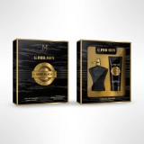 Cumpara ieftin Set cadou barbati Deep Black parfum si gel dus, fresh oriental Magrot 25067