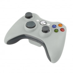 MANETA/CONTROLLER XBOX 360 WIRELESS,SAU PC,IN CUTIE,SIGILAT,CULOARE ALB. foto