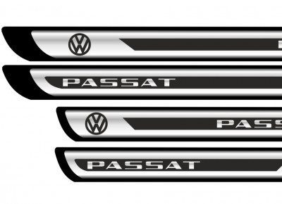 Set protectii praguri CROM - PASSAT (V2) ManiaStiker foto