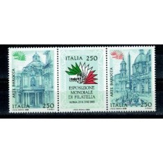 Italia 1985 - Expo Roma, arta baroca, serie neuzata