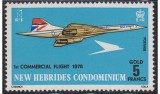 New Hebrides Br 1976 - Avion Concorde, neuzat