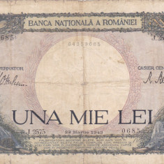 BANCNOTA 1000 LEI 1943 Seria J 2575