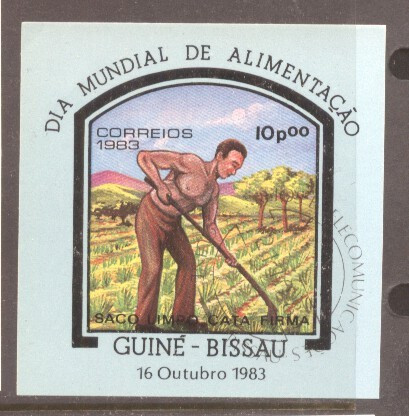 Guinee Bissau 1983 World food day perf. sheet Mi.B256 used TA.122