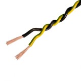 IKV150-GE-60 Rola de 60m cablu cupru rasucit Ampire pentru difuzoare, 2x1.5mm &sup2;