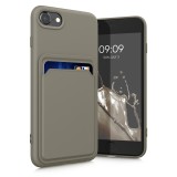 Husa Kwmobile pentru Apple iPhone 8/iPhone 7/iPhone SE 2, Gri, Silicon, KWM0000134I016C, Carcasa