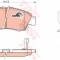 Set placute frana,frana disc HONDA JAZZ II (GD) (2002 - 2008) TRW GDB3212