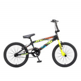 Bicicleta BMX Polar Jitter, 20 inch, Negru-Galben