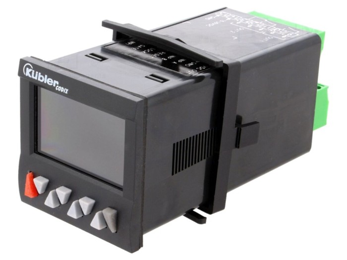 Contor electronic LCD impulsuri, viteză, timp