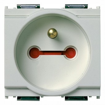 Vimar Priza incastrata clips 1 modul IP20, 16A, 250V, 35.5x49.8x50.1mm - 8007352089006 foto