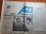 Ziarul azi 12 august 1990-vizita lui i.iliescu la spitalele colentina si v.babes