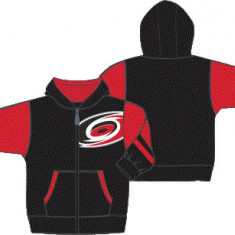 Carolina Hurricanes hanorac cu glugă pentru copii Faceoff Colorblocked Fleece Full-Zip - Dětské S (6 - 9 let)