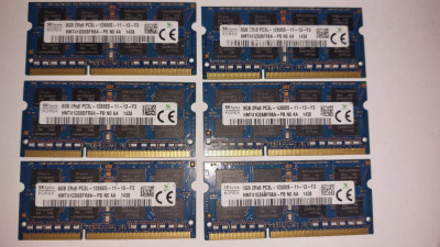 Memorie ram laptop 8Gb DDR3L SODIMM 12800S Hynix hmt41gs6bfr8a-pb foto