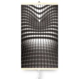 Panou radiant electric decorativ TRIO, incalzire cu infrarosu 430W, vibe abstract, 100 x 57 cm