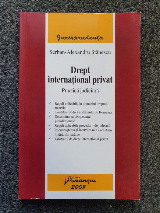 DREPT INTERNATIONAL PRIVAT - Serban-Alexandru Stanescu