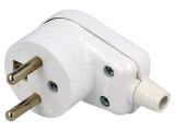 Conector Alimentare AC Tată 230V 16A Alb 2P+PE