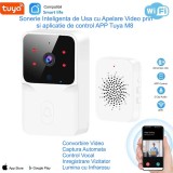 Sonerie wireless cu camera, exterior, interior, infrarosu, 1080p, control