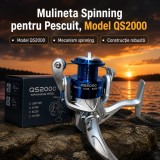 Mulineta Spinning pentru Pescuit, Model QS2000