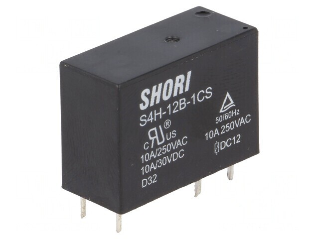 Releu electromagnetic SPDT 12V 10A