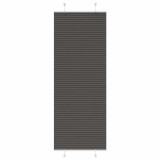vidaXL Jaluză plisată negru 70x200 cm Lățime țesătură 69,4cm poliester