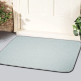 Covor anti-alunecare Seekua, 43X75cm, verde deschis, lavabil la masina de spalat