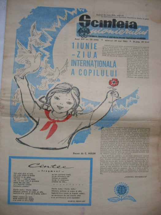 Scanteia Pionierului 29 mai-1963