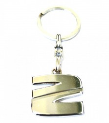 Breloc auto premium metal inoxidabil compatibil Seat foto