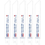Wilpu 1014 CD/150 - Set panze fierastrau sabie bimetal 130 mm 10-14 dinti/inch dantura progresiva 5 bucati