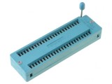 Soclu ZIF DIP48 15.24mm THT Demontabil pentru Circuite Integrate, CONNFLY