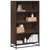 Gossi biblioteca, stejar maro, 80,5x35x139 cm, lemn prelucrat