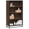 Gossi biblioteca, stejar maro, 80,5x35x139 cm, lemn prelucrat