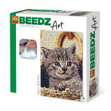 Set margele de calcat Beedz Art - Pisica, SES Creative