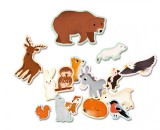 Gentuta mea cu 100 de stickere repozitionabile - Animale de la munte | Auzou